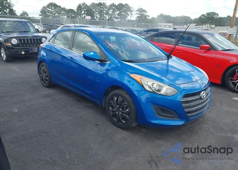 2017 Hyundai Elantra Gt из США, поврежденный, VIN KMHD35LHXHU368077